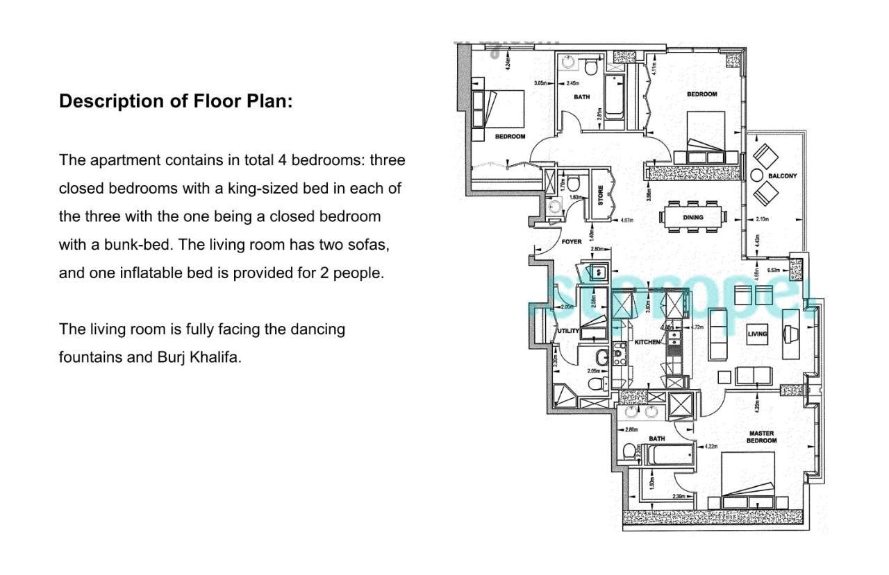 Elite Royal Apartment - Full Burj Khalifa & Fountain View - Crystal Dubai Ngoại thất bức ảnh